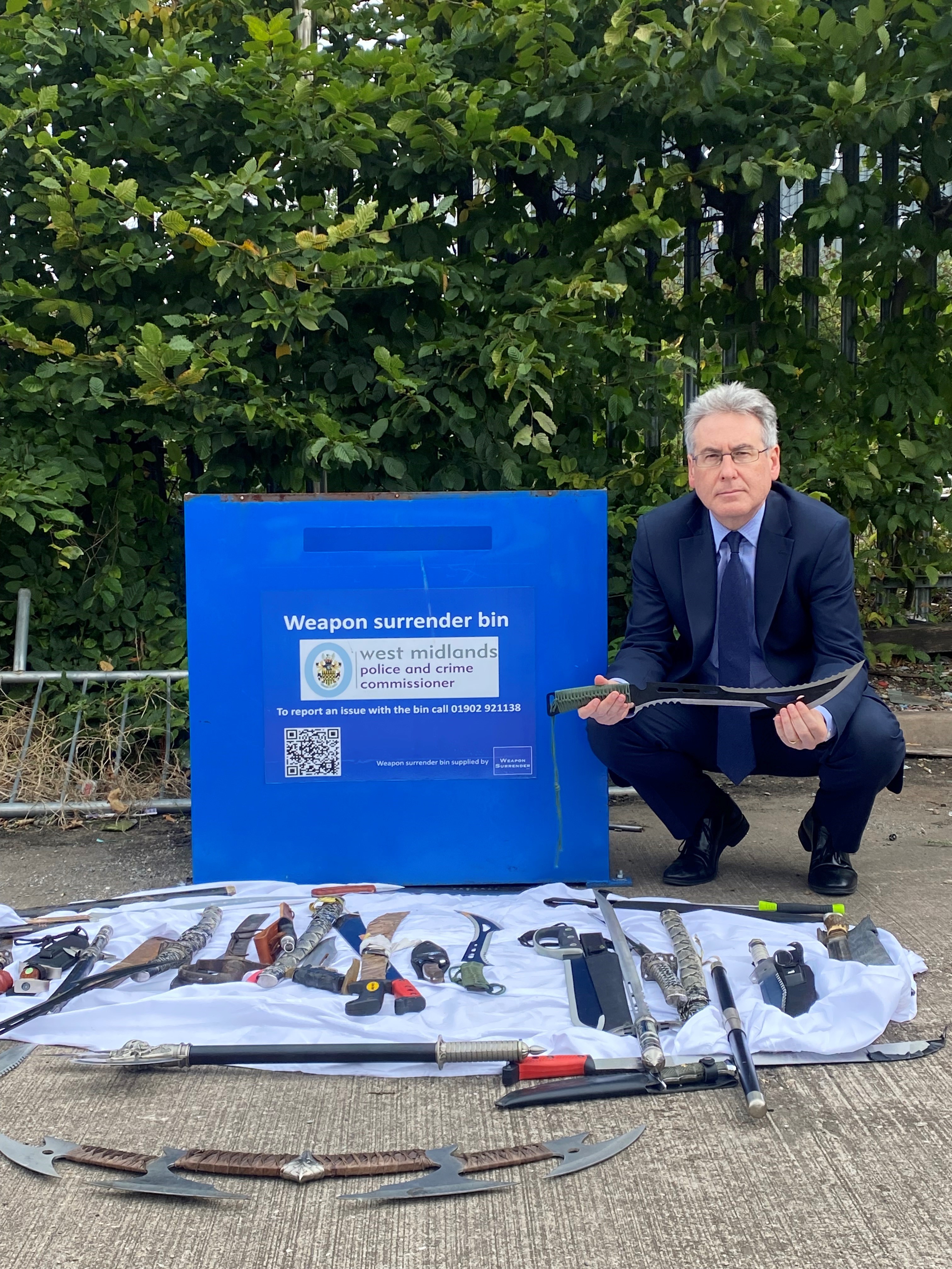 Police bosses in the West Midlands welcome national ninja sword ban